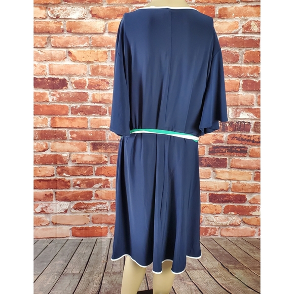 NY Collection Faux Wrap Dress Size 2XP NWT - Picture 4 of 4